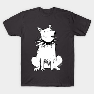 white dog T-Shirt